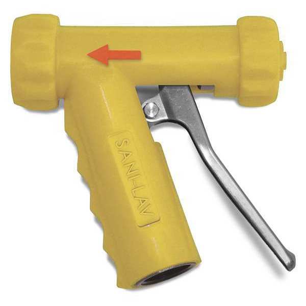 Sani-Lav Spray Nozzle, 3/4" Female, 150 psi, 7 gpm, Yellow N1SSY
