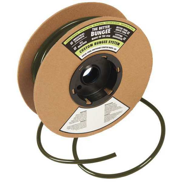 The Better Bungee Bungee Rope, Military Green, 5/16 in. D BBR5/16MG
