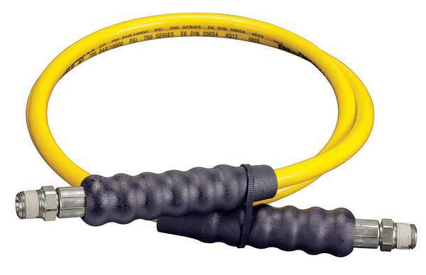 Enerpac H7206, 6 ft., Thermo-plastic High Pressure Hydraulic Hose, .25 in. Internal Diameter H7206