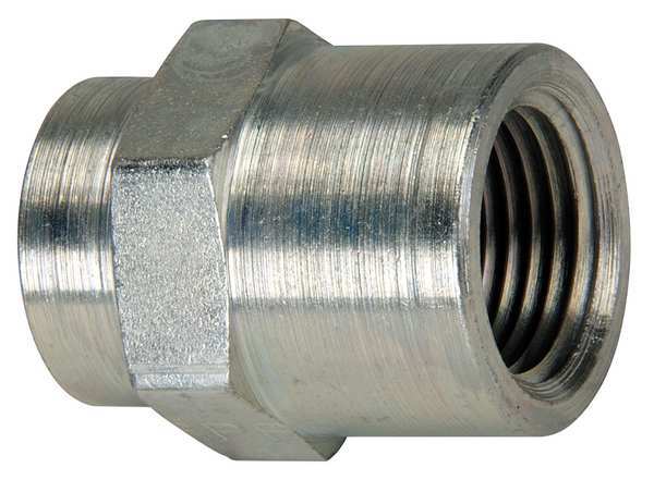 Enerpac FZ1615, High Pressure Fitting, Reducing Connector, 10,000 psi, 3/8" NPTF Female to 1/4" NPTF Female FZ1615