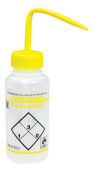 Sp Scienceware Wash Bottle, Std Spout, 250mL, PK3 F11643-0224