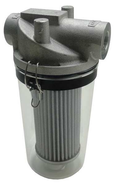 Solberg T-Style Inlet Vacuum Filter, 1-1/4 In ST-897-125C
