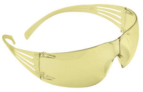 3M Safety Glasses, Amber Anti-Fog SF203AFP
