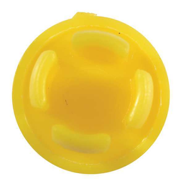 Zoro Select Plugs, Yellow Plastic HDPE MHNOB8081G