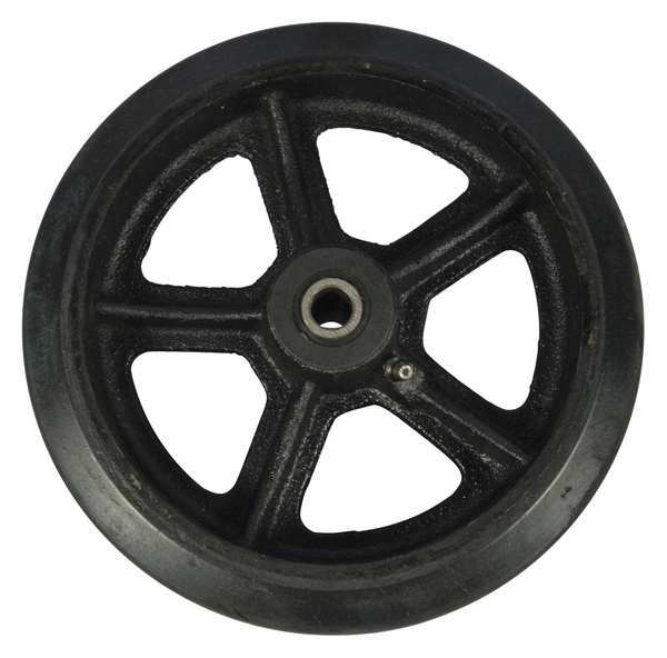 Dayton Wheel, Mold On Rubber, 8 In MH4XKJ2A09G