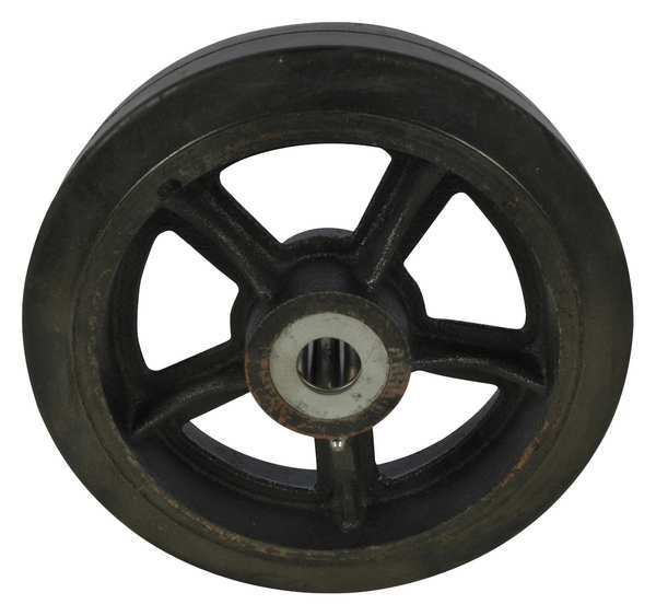 Dayton Wheel, 10in X 2.5in Mold-on Rubber MH2LRL401G