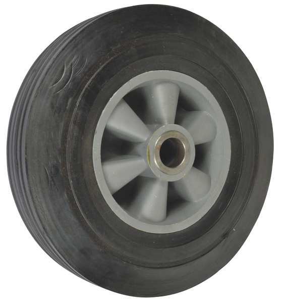 Dayton Wheel, 10in X 2.75in Solid Rubber MH2LRL601G