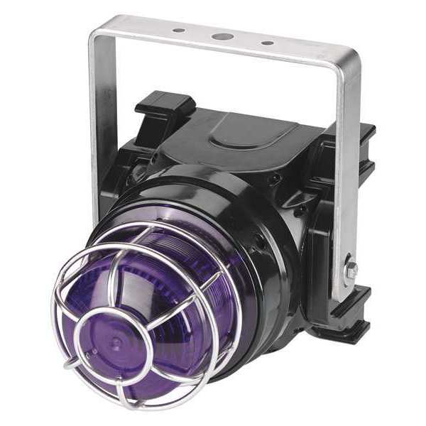 Federal Signal Strobe Light, Magenta, Xenon, 0.45A, 120VAC G-STR-120-T-M