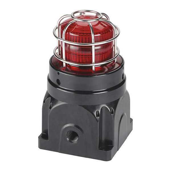 Federal Signal Strobe Light, Red, Xenon, 0.34A, Brckt Mnt G-STR-230-T-R