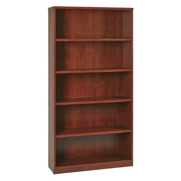 Office Star Bookcase, 36" Wx12" Dx72" H, Cherry LBC361272-CHY