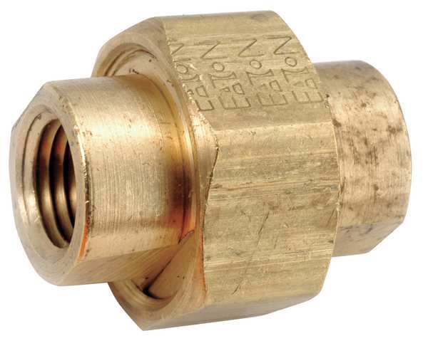 Zoro Select Brass Union, FNPT, 1/4" Pipe Size 706104-04