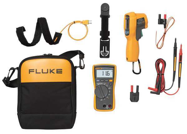 Fluke Multimeter/IR Thermometer Kit FLUKE-116/62Max+