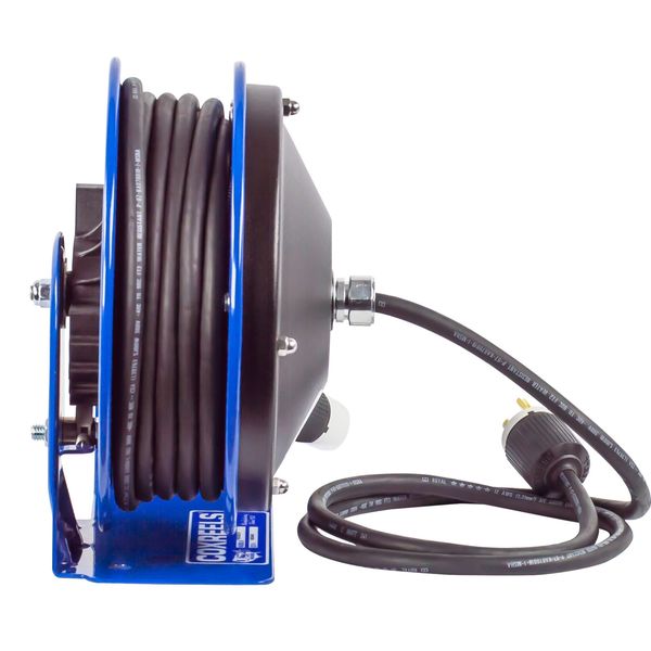 Coxreels PC10-3016-A Cord Reel 30 ft 16/3 Sjo Blue 120VAC