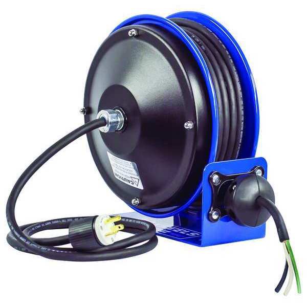 Coxreels 30 ft. 12/3 Extension Cord Reel 13 Amps 0 Outlets 120VAC