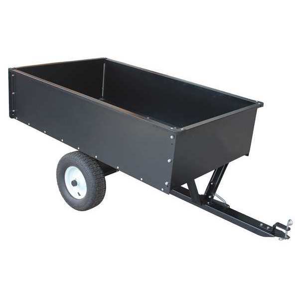 Zoro Select Dump Cart, 17 cu.ft., 1500 lb., Pneumatic 46V230