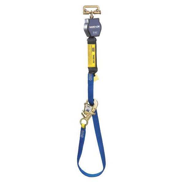 3M Dbi-Sala Self Retracting Lifeline, 9 ft., Blue 3101366