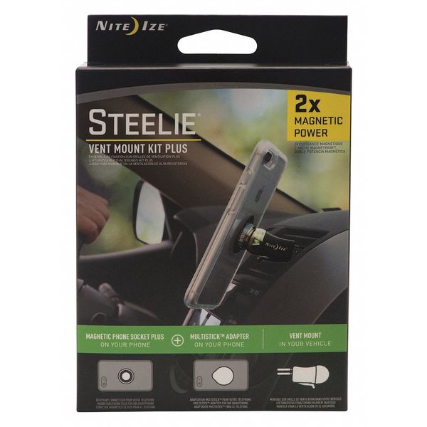 Nite Ize Cell Phone Car Mount Kit, Black STVKP-01-R8