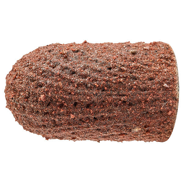 Pferd 9/32" x 1/2" POLICAP® Abrasive Cap - Shape C - Aluminum Oxide - 280 Grit 46043