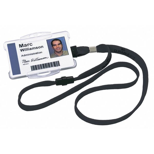 Durable Office Products Lanyard, 17" L, Safety Release, PK10 811901