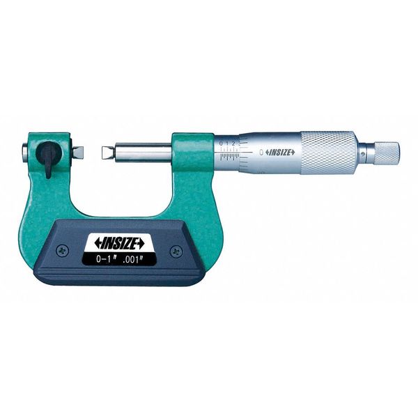 Insize Screw Thread Micrometer, Flat Anvil 3281-5