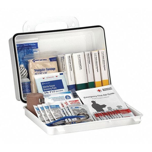 59309 First Aid Kit, Plastic, 10 Person