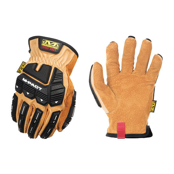 Mechanix Wear Mechanics Gloves, 2XL, Brown/Black, Leather, TPR LDMP-C75-012
