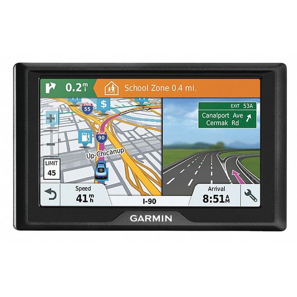 Garmin GPS Navigation System, 3.3" H x 5.5" W 167807