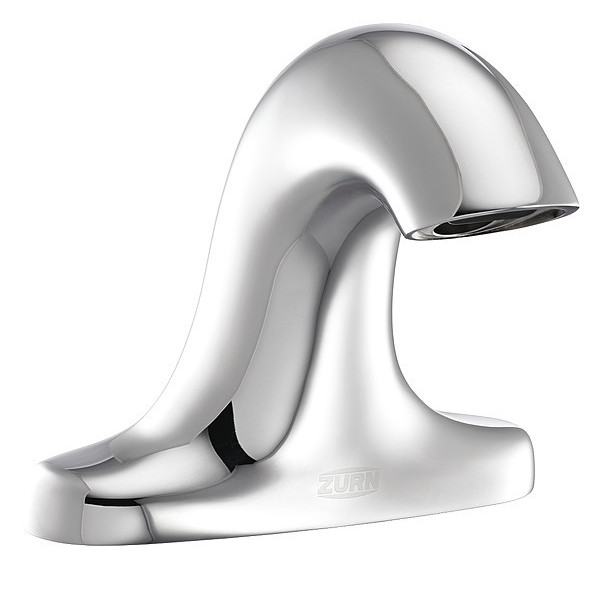 Zurn Sensor 4" Mount, 3 Hole Mid Arc Bathroom Faucet, Chrome plated Z6955-XL-S-CWB-M