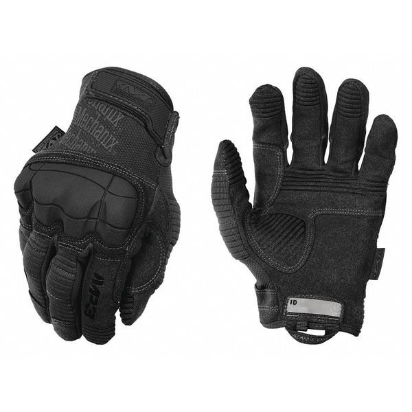 Mechanix Wear Tactical Glove, M, 12" L, Wing Thumb, Blk, PR MP3-55-009