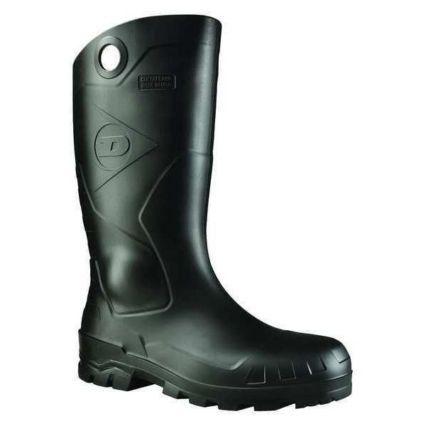 Dunlop Chesapeake Plain-Toe PVC Work Boots, Waterproof, Black, Size 6 8677533