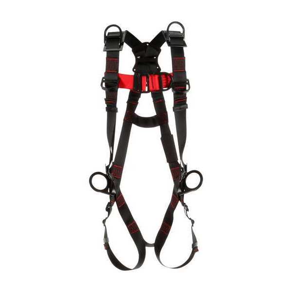 3M Protecta Vest-Style Positioning/Climbing/Retrieval Harness, XL, Polyester 1161515