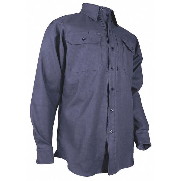 Tru-Spec Flame-Resistant Dress Shirt, Navy, XL 1440
