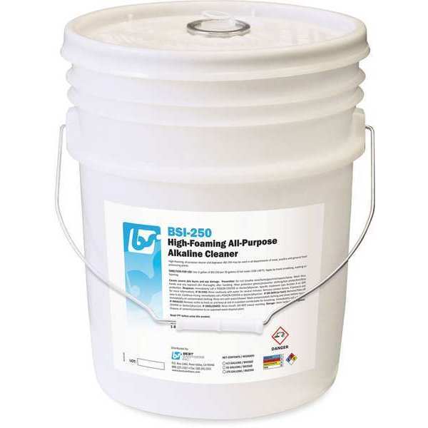 Best Sanitizers High-Foaming Alkaline Cleaner, 5 gal. Pail, Mild Sweet BSI2502