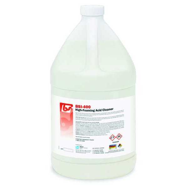 Best Sanitizers Acidic Cleaner, 1 gal. Bottle, Solvent, 4 PK BSI4001