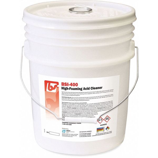 Best Sanitizers Acidic Cleaner, 5 gal. Pail, Unscented BSI4002