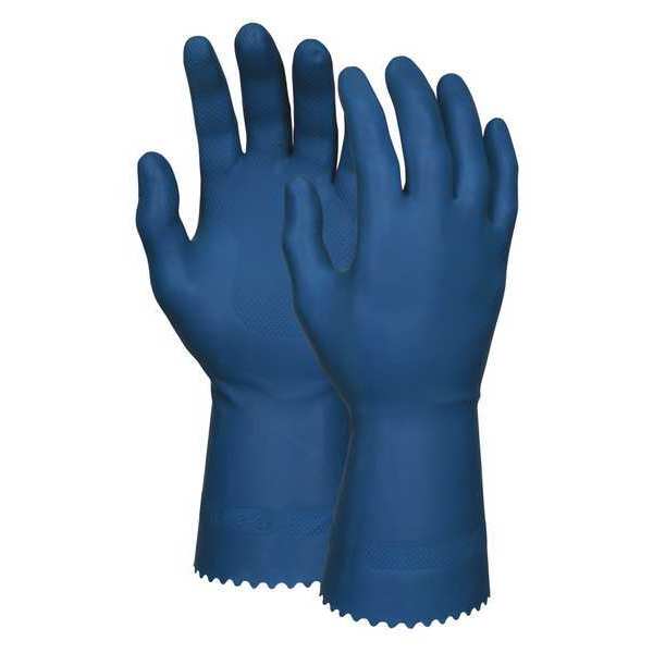 Mcr Safety 12" Chemical Resistant Gloves, Natural Rubber Latex, M, 1 PR 5080B