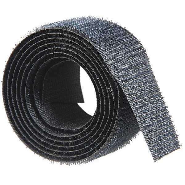 Velcro Brand Reclosable Fastener, No Adhesive, 75 ft, 1 in Wd, Black 190562