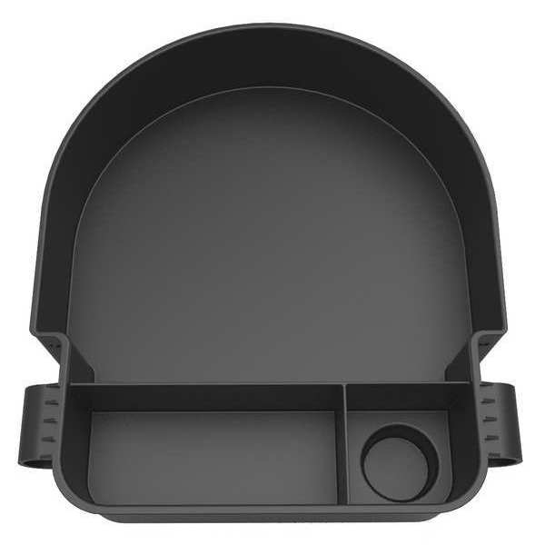 Banner Stakes PLUS Cart Accessory Tray, Black, Plastic PL4080