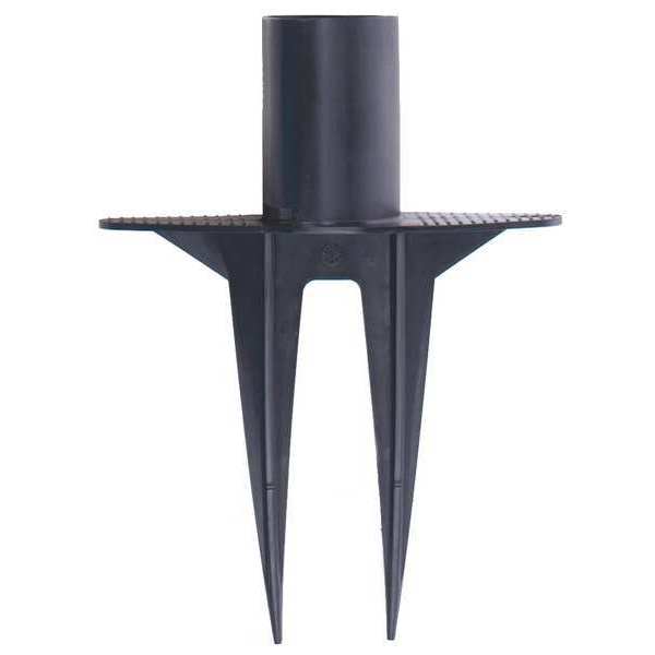 Banner Stakes PLUS Stake Removable Spike, Black, Plastic PL4081