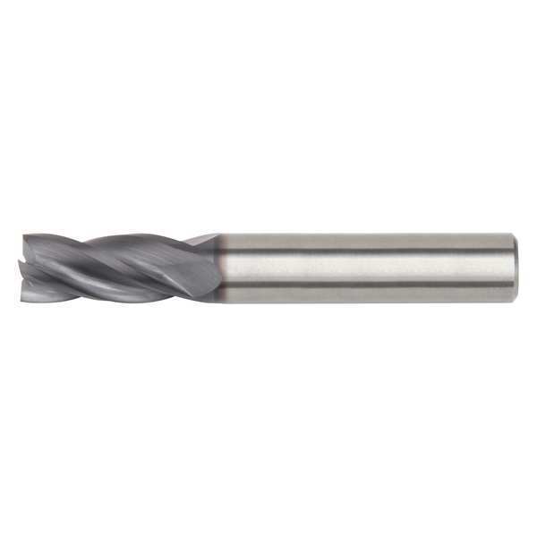 Widia End Mill, 0.4375 in. Milling Dia., I4S I4S0437T100S