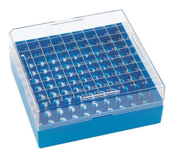 Wheaton Freezer Box, Blue, PK10 W651704-B