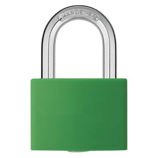 Zoro Select Lockout Padlock, KA, Green, 2"H, PK3 48JR54