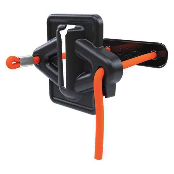 Skipper Cord Strap Holder/Receiver, Plastic, 4 7/64 in H, 5 13/64 in L, 45/64 in W, Black/Orange cord01