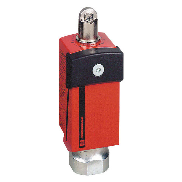 Telemecanique Sensors Limit Switch, Plunger, Roller, 2NC/1NO, 5A @ 240V AC, Actuator Location: Top XCSD3902N12