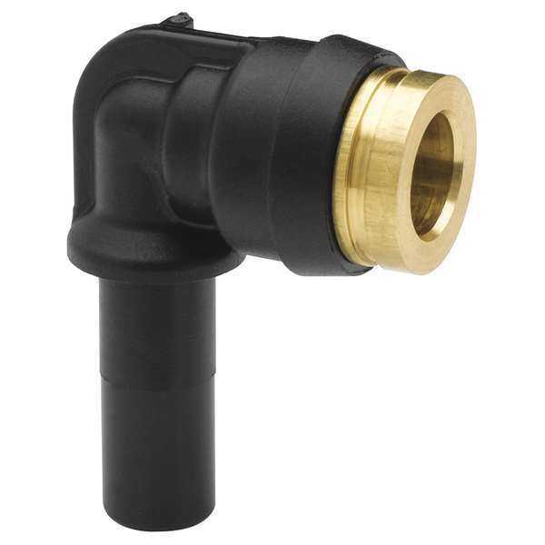 Parker Plug In Elbow, 5/8 in. Tube Sz, 1.36 in. L 369PTCSP-10-8