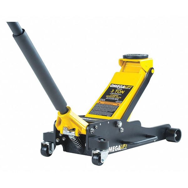 Omegalift 3 Tons Hybrid Service Jack 19" Max. Lifting H., 4" Min. Lifting H 26033