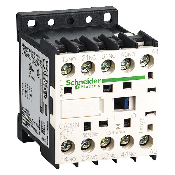 Schneider Electric Control Relay 600Vac 10Amp Iec +Options CA2KN22F7