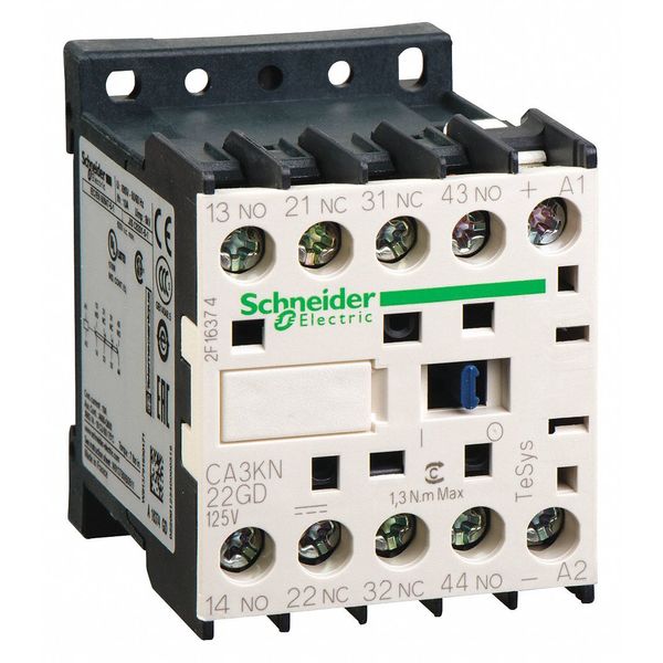 Schneider Electric Control Relay 600Vac 10Amp Iec +Options CA3KN22GD