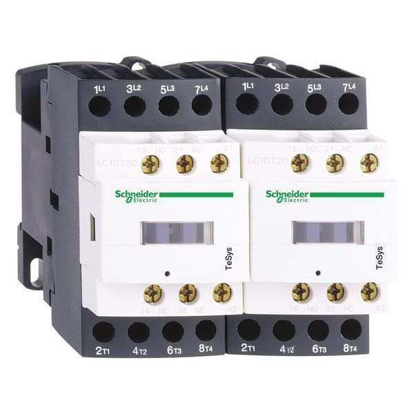 Schneider Electric IEC Magnetic Contactor, 4 Poles, 24 V DC, 25 A LC2DT25BD