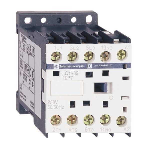 Schneider Electric IEC Magnetic Contactor, 3 Poles, 24 V AC, 12 A LC1K1201B7